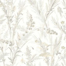 Hillaire Wheat Meadow Wallpaper