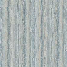Hilton Blue Textured Marble Paper Wallpaper