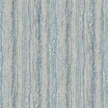 Hilton Blue Textured Marble Paper Wallpaper