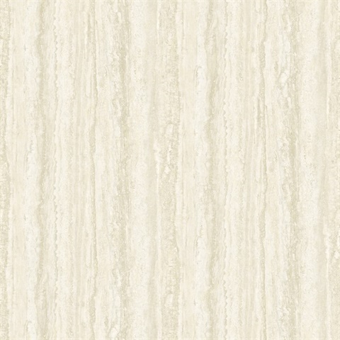 Hilton Cream Textured Marble Paper Wallpaper