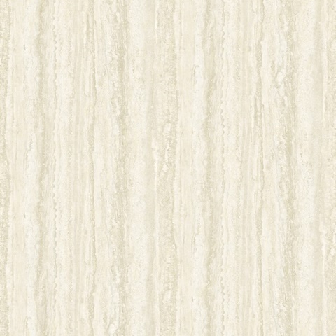 Hilton Cream Textured Marble Paper Wallpaper