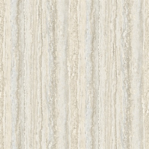Hilton Taupe Textured Marble Paper Wallpaper