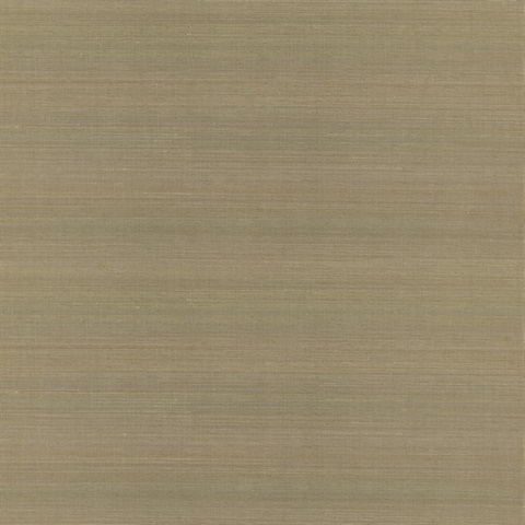 Hiromi Pewter Abaca Grasscloth Wallpaper