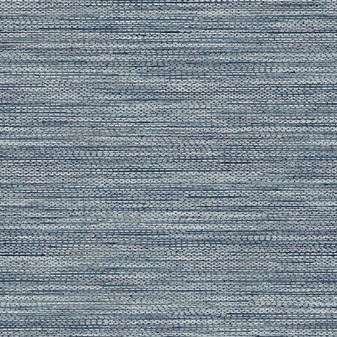 Hollinwood Faux Horizontal Weave Night Sky Wallpaper
