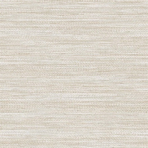 Hollinwood Faux Horizontal Weave Sand Wallpaper