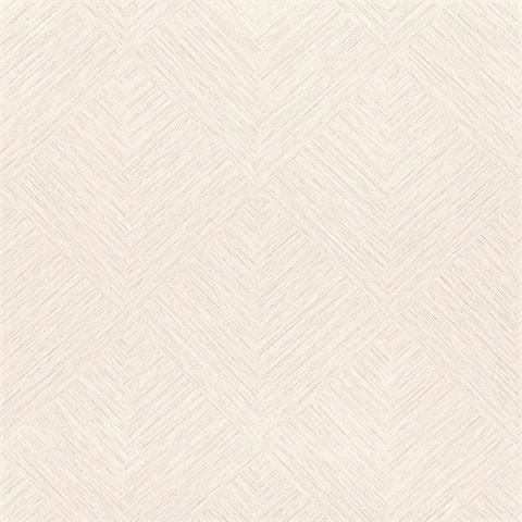 Hollis Beige Textured Diamond Wallpaper