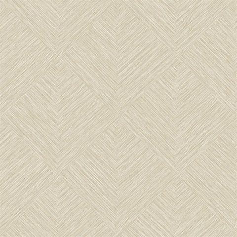 Hollis Taupe Textured Diamond Wallpaper