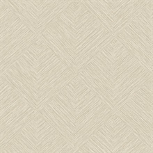 Hollis Taupe Textured Diamond Wallpaper