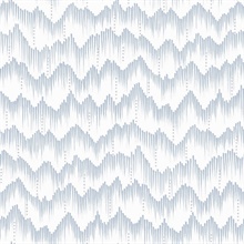 Holmby Light Blue Brushstroke Zigzag Wallpaper
