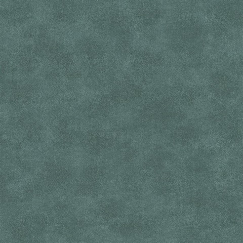 Holstein Teal Faux Leather Wallpaper