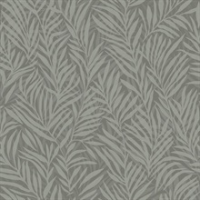 Holzer Dark Green Raised &amp; Textured Glitter Fern  Wallpaper