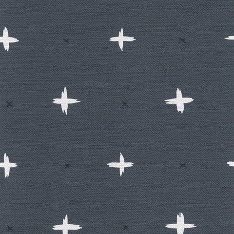 Home At Last Indigo Commercial Wallpaper