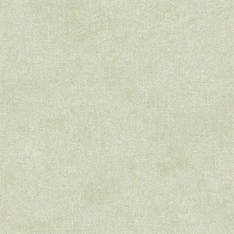 Homespun Green Textured Wallpaper