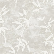 Honshu Bamboo Botanical Henon Gray Wallpaper