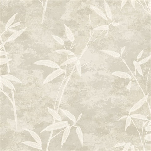 Honshu Bamboo Botanical Warmstone Wallpaper