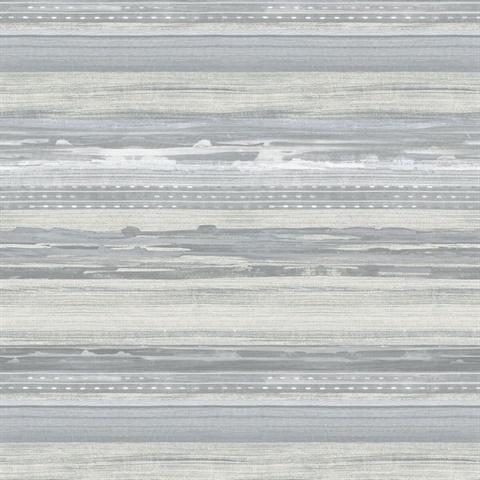 Horizon Horizontal Modern Stripe Taupe Wallpaper