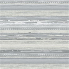 Horizon Horizontal Modern Stripe Taupe Wallpaper