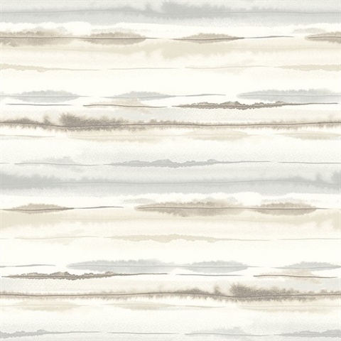 Horizon Stripe Stripes Sand Dunes Peel and Stick Wallpaper