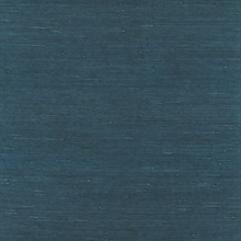 Horizontal Jute Bijou Blue Wallpaper