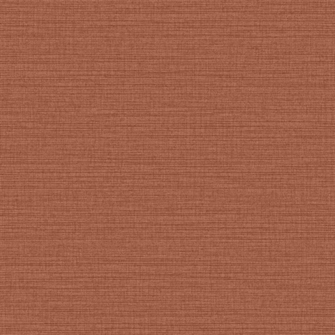 Horizontal Stria Texture Terracotta Wallpaper