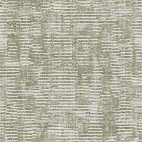 Gold Horzontal Shimmer Stripe Wallpaper