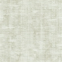 Silver & Beige Horzontal Shimmer Stripe Wallpaper