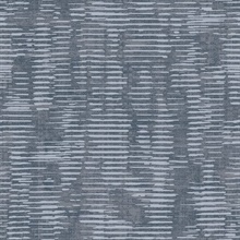 Dark Blue & Silver Horzontal Shimmer Stripe Wallpaper