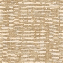 Gold Horzontal Shimmer Stripe Wallpaper