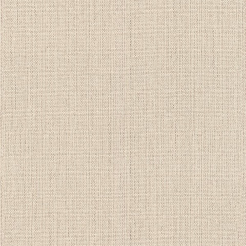 Hoshi Beige Basketweave Textured Woven Wallpaper