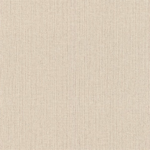 Hoshi Beige Basketweave Textured Woven Wallpaper