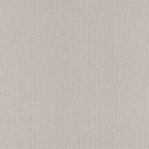 Hoshi Grey Basketweave Textured Woven Wallpaper