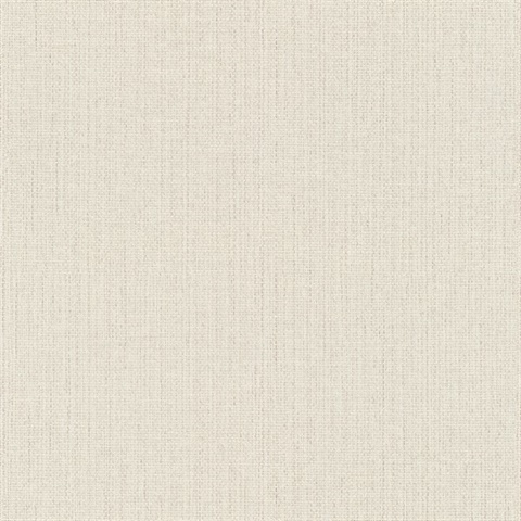 Hoshi White Basketweave Textured Woven Wallpaper