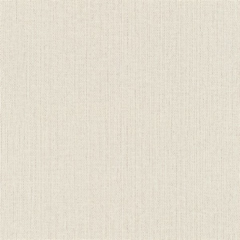 Hoshi White Basketweave Textured Woven Wallpaper