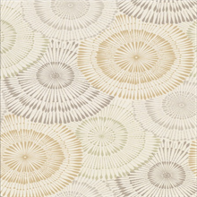 Howe Wheat Medallions Wallpaper