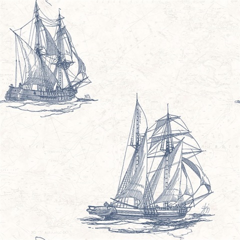Hudson Bay Blue Nautical