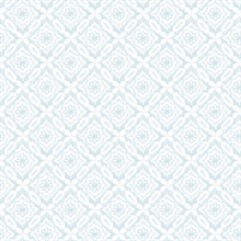 Hugson Teal Quilt  Wallpaper