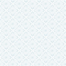 Hugson Teal Quilt  Wallpaper