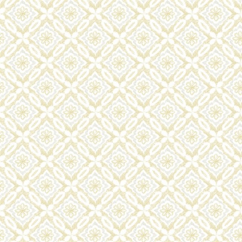Hugson Yellow Quilt  Wallpaper