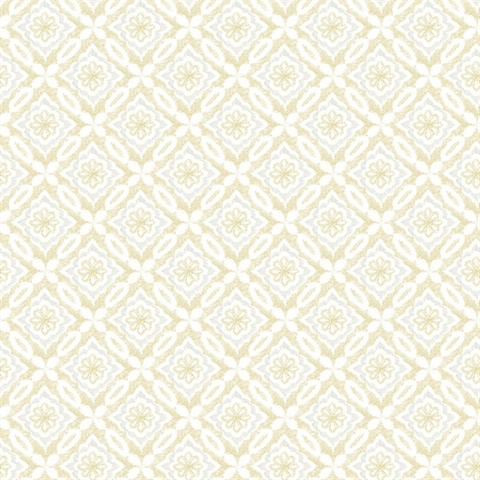 Hugson Yellow Quilt  Wallpaper