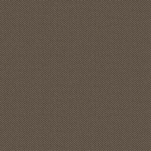 Huntington Brown Chevron Plaid Wallpaper
