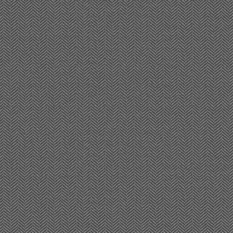 Huntington Dark Grey Chevron Plaid Wallpaper