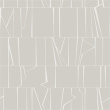 Huntington Silver Geometric Stripe Wallpaper