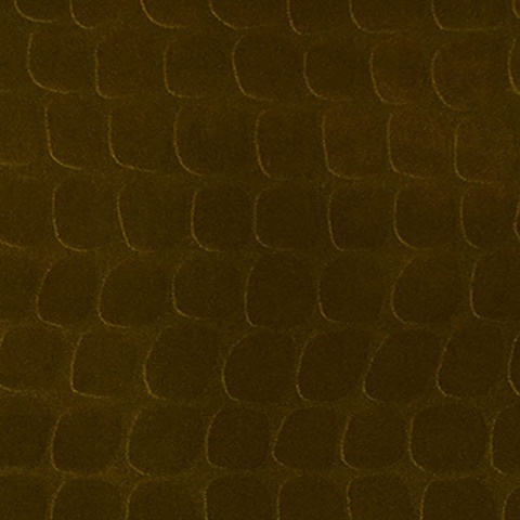 Hyde Coffee Crocodile Velvet Textured Wallpaper