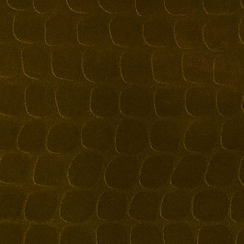 Hyde Coffee Crocodile Velvet Textured Wallpaper