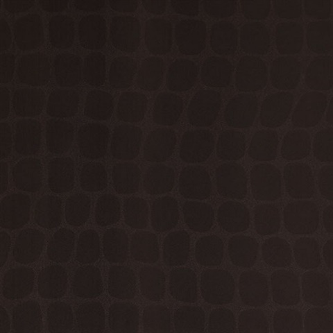 Hyde Mahogany Brown Crocodile Velvet Textured Wallpaper