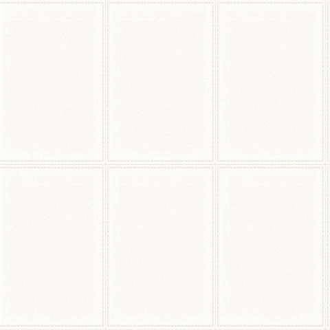 Ice Cream Faux Stitched Leather Wallpaper