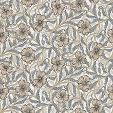 Imogen Neutral Floral Wallpaper