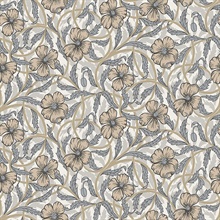 Imogen Neutral Floral Wallpaper