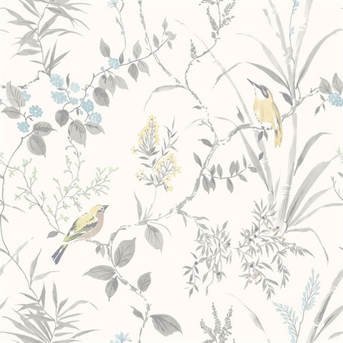 Imperial Garden Grey Botanical