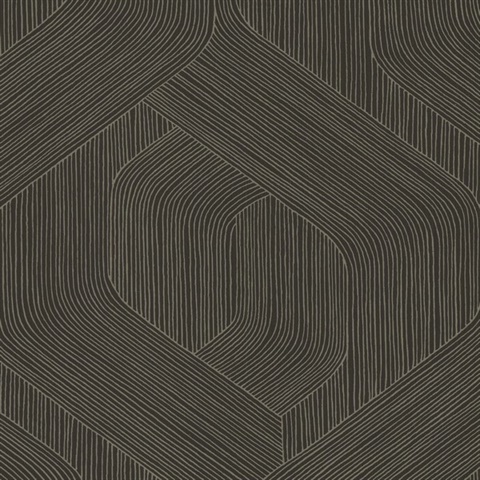 Impulse Ebony Commercial Wallpaper
